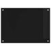 Spate de bucătărie Negru 70 x 50 cm sticlă securizată - WALTI WALTI