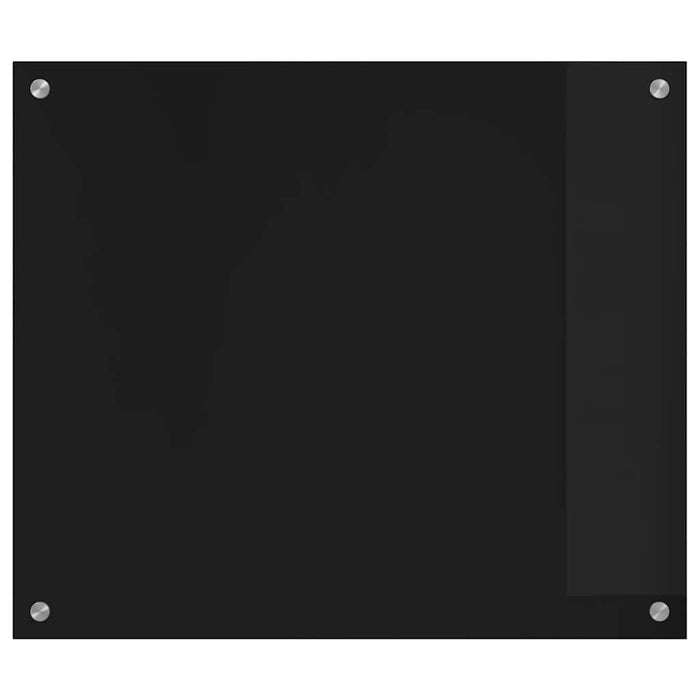 Spate de bucătărie Negru 70 x 60 cm sticlă securizată - WALTI WALTI