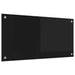 Spate de bucătărie Negru 80 x 40 cm sticlă securizată - WALTI WALTI