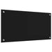 Spate de bucătărie Negru 80 x 40 cm sticlă securizată - WALTI WALTI
