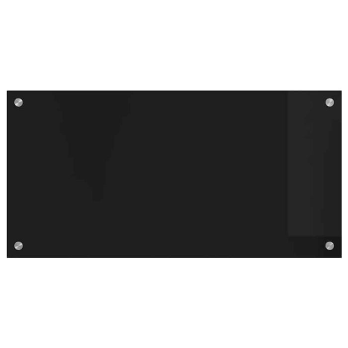 Spate de bucătărie Negru 80 x 40 cm sticlă securizată - WALTI WALTI