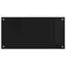 Spate de bucătărie Negru 80 x 40 cm sticlă securizată - WALTI WALTI