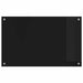 Spate de bucătărie Negru 80 x 50 cm sticlă securizată - WALTI WALTI