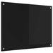 Spate de bucătărie Negru 80 x 60 cm sticlă securizată - WALTI WALTI