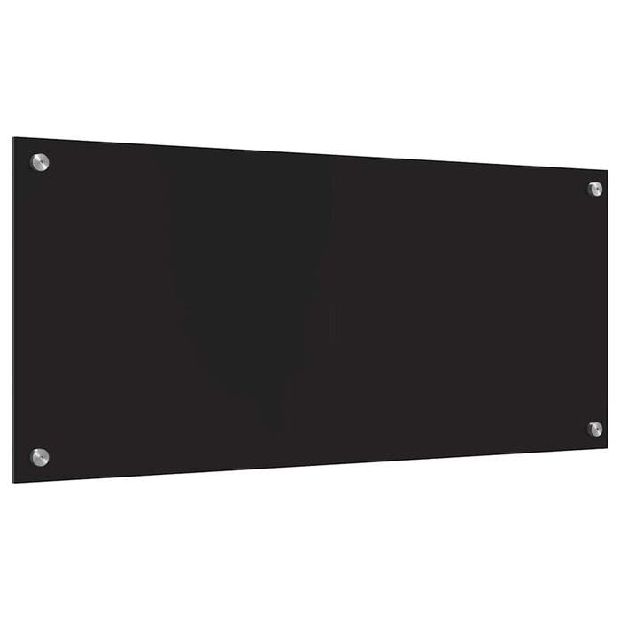 Spate de bucătărie Negru 90 x 40 cm sticlă securizată - WALTI WALTI
