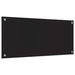 Spate de bucătărie Negru 90 x 40 cm sticlă securizată - WALTI WALTI