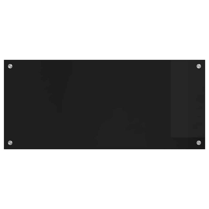 Spate de bucătărie Negru 90 x 40 cm sticlă securizată - WALTI WALTI