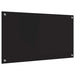 Spate de bucătărie Negru 90 x 50 cm sticlă securizată - WALTI WALTI