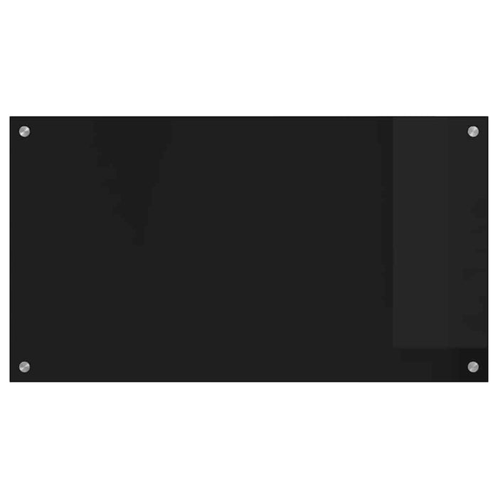 Spate de bucătărie Negru 90 x 50 cm sticlă securizată - WALTI WALTI