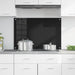 Panou de bucătărie Negru 90 x 60 cm sticlă securizată - WALTI WALTI