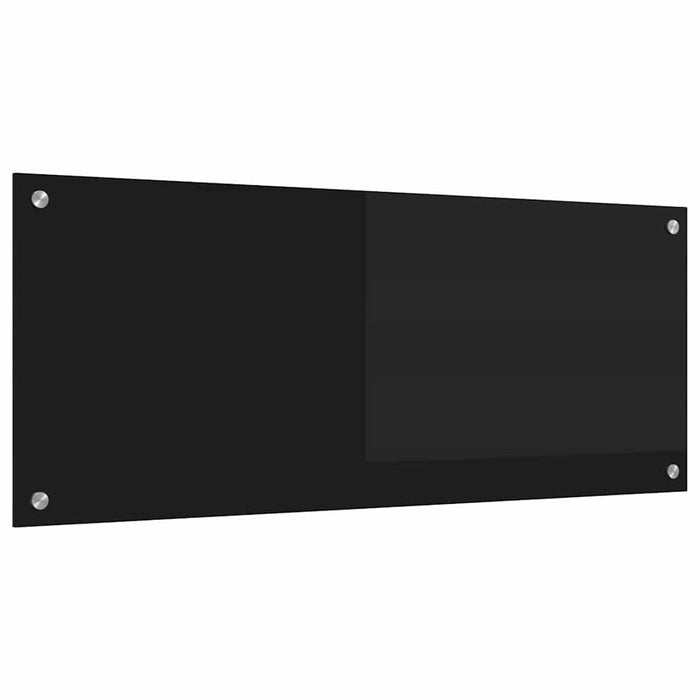 Spate de bucătărie Negru 100 x 40 cm sticlă securizată - WALTI WALTI