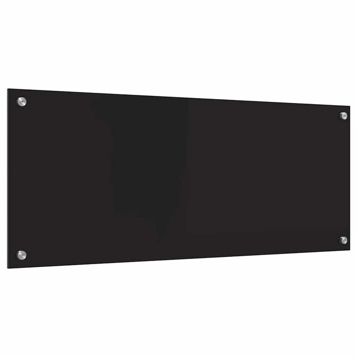 Spate de bucătărie Negru 100 x 40 cm sticlă securizată - WALTI WALTI
