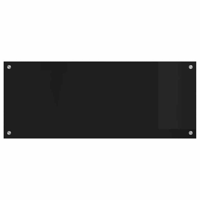 Spate de bucătărie Negru 100 x 40 cm sticlă securizată - WALTI WALTI