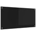 Spate de bucătărie Negru 100 x 50 cm sticlă securizată - WALTI WALTI