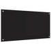 Spate de bucătărie Negru 100 x 50 cm sticlă securizată - WALTI WALTI