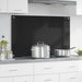 Spate de bucătărie Negru 100 x 60 cm sticlă securizată - WALTI WALTI