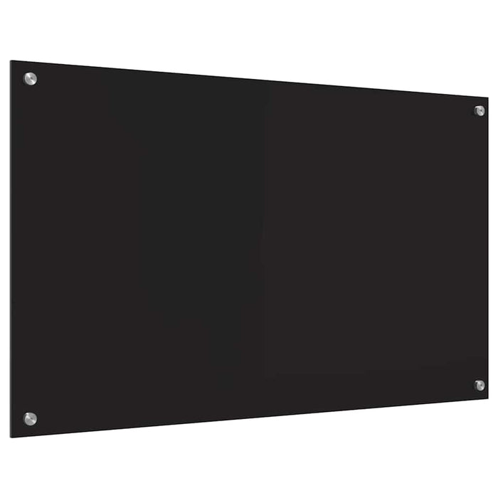 Spate de bucătărie Negru 100 x 60 cm sticlă securizată - WALTI WALTI
