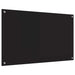 Spate de bucătărie Negru 100 x 60 cm sticlă securizată - WALTI WALTI