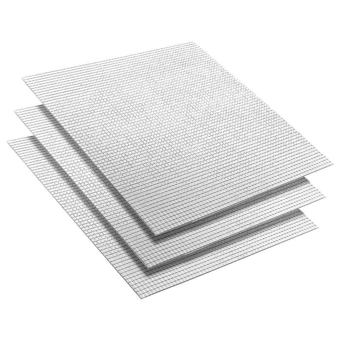 Placă Mozaic cu Oglindă 3 pcs Argintiu 30 x 30 cm Sticlă - WALTI WALTI