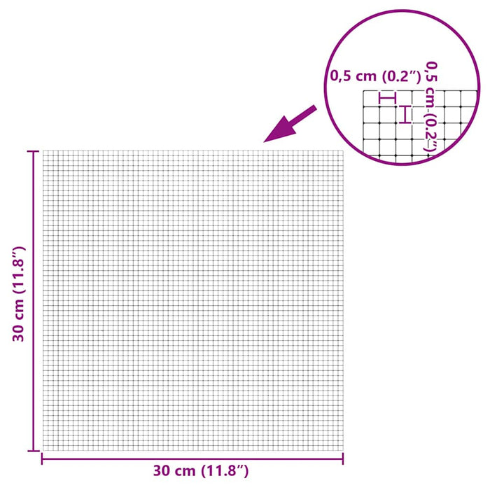 Placă Mozaic cu Oglindă 3 pcs Argintiu 30 x 30 cm Sticlă - WALTI WALTI
