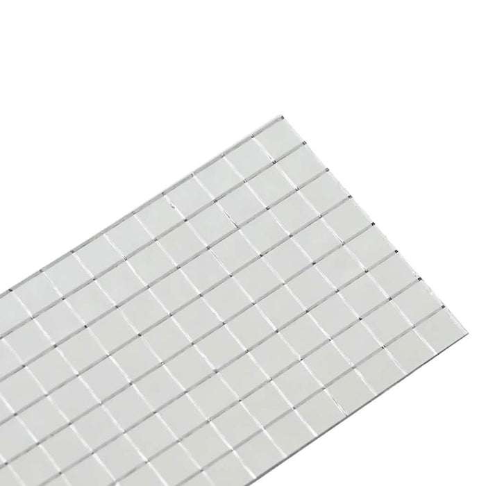 Placă Mozaic cu Oglindă 12 pcs Argintiu 100 x 4 cm Sticlă - WALTI WALTI