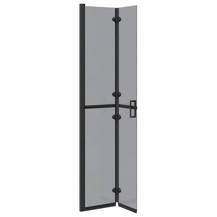 Perete de duș Walk-In Negru 70 x 6,5 x 190 cm - WALTI WALTI