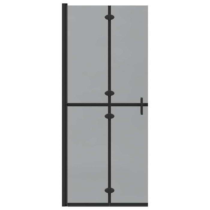 Perete de duș Walk-In Negru 80 x 6,5 x 190 cm - WALTI WALTI