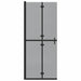 Perete de duș Walk-In Negru 80 x 6,5 x 190 cm - WALTI WALTI