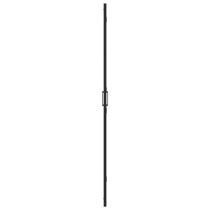 Perete de duș Walk-In Negru 80 x 6,5 x 190 cm - WALTI WALTI