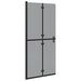 Perete de duș Walk-in Negru și transparent închis 90 x 190 cm - WALTI WALTI