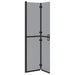 Perete de duș Walk-in Negru și transparent închis 90 x 190 cm - WALTI WALTI