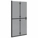 Perete de duș Walk-in Negru și transparent închis 100 x 190 cm - WALTI WALTI