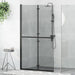 Perete de duș Walk-In Negru 110 x 6,5 x 190 cm - WALTI WALTI