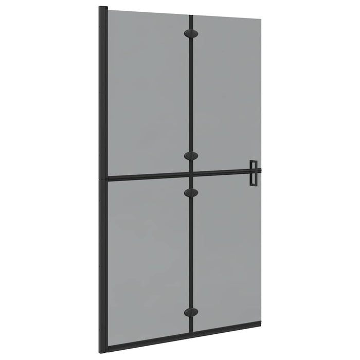 Perete de duș Walk-In Negru 110 x 6,5 x 190 cm - WALTI WALTI