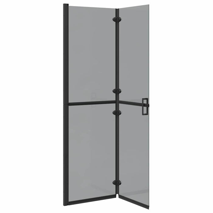 Perete de duș Walk-In Negru 110 x 6,5 x 190 cm - WALTI WALTI