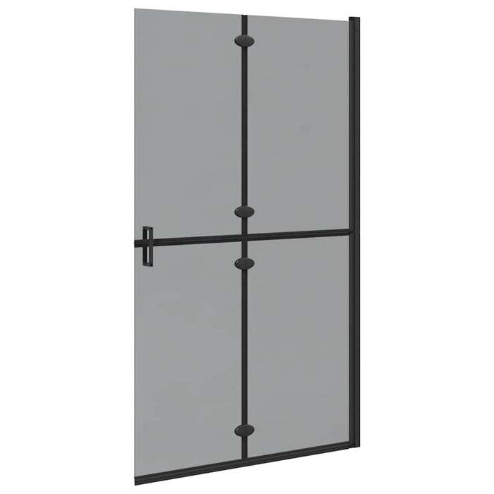 Perete de duș Walk-In Negru 110 x 6,5 x 190 cm - WALTI WALTI