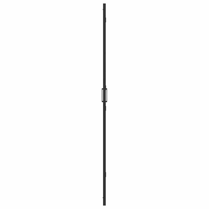 Perete de duș Walk-In Negru 110 x 6,5 x 190 cm - WALTI WALTI
