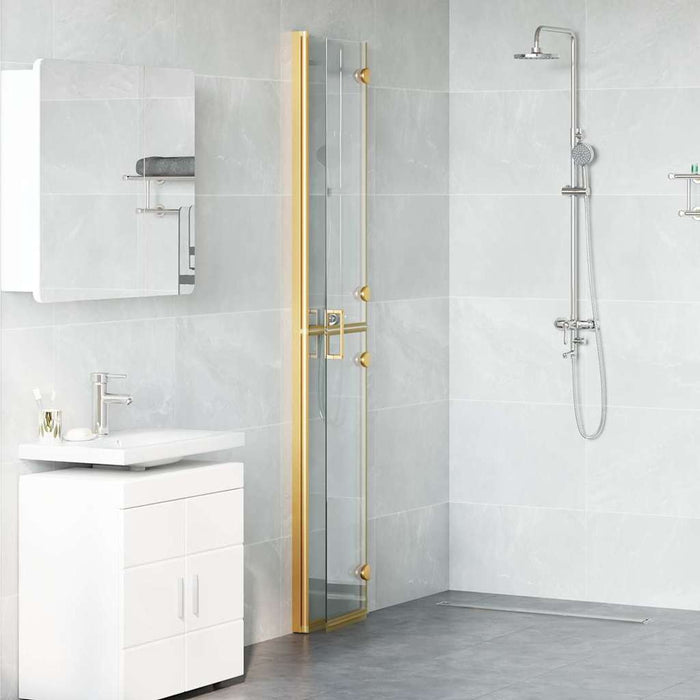 Perete de duș Walk-In Auriu 70 x 6,5 x 190 cm - WALTI WALTI
