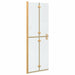 Perete de duș Walk-In Auriu 70 x 6,5 x 190 cm - WALTI WALTI