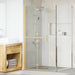 Perete de duș Walk-in Altele auriu și transparent 80 x 190 cm - WALTI WALTI