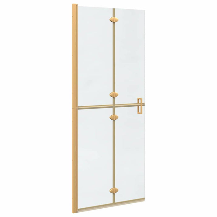 Perete de duș Walk-in Altele auriu și transparent 80 x 190 cm - WALTI WALTI