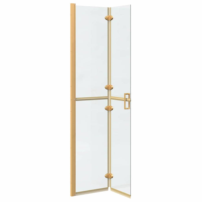 Perete de duș Walk-in Altele auriu și transparent 80 x 190 cm - WALTI WALTI