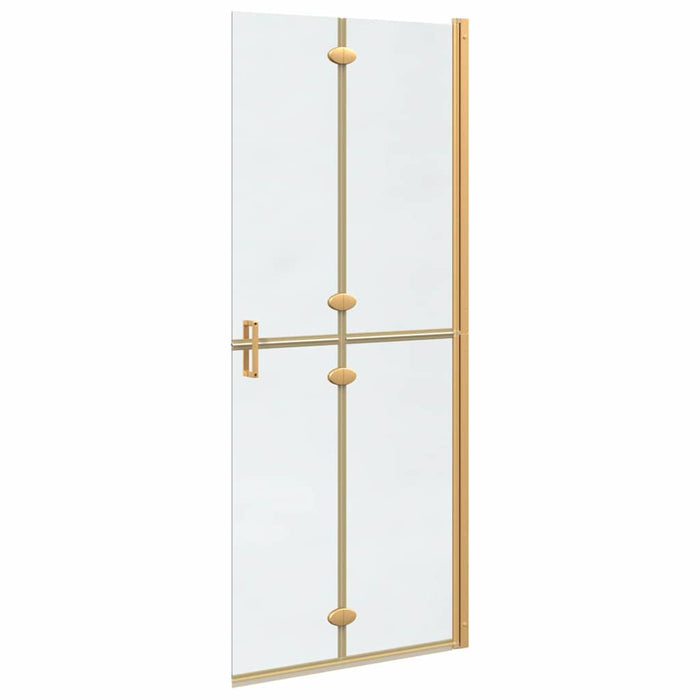 Perete de duș Walk-in Altele auriu și transparent 80 x 190 cm - WALTI WALTI