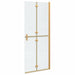 Perete de duș Walk-in Altele auriu și transparent 80 x 190 cm - WALTI WALTI