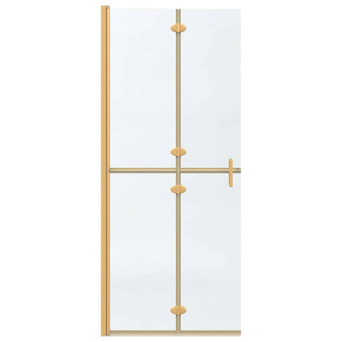 Perete de duș Walk-in Altele auriu și transparent 80 x 190 cm - WALTI WALTI