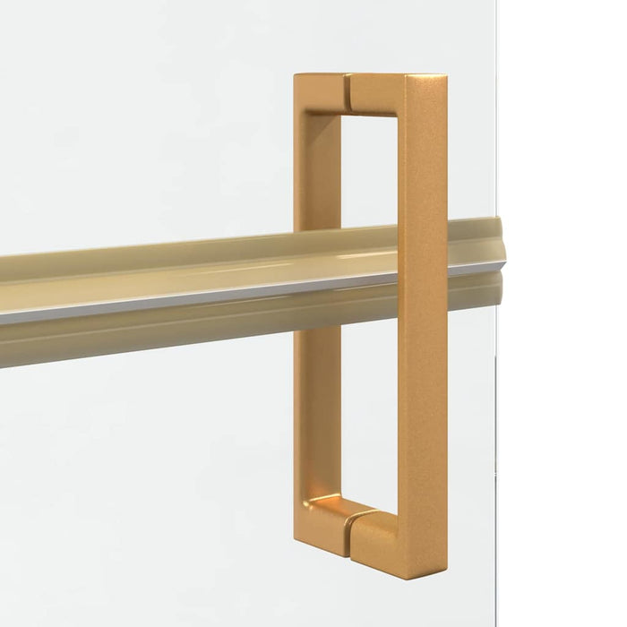 Perete de duș Walk-In Auriu 90 x 6.5 x 190 cm - WALTI WALTI