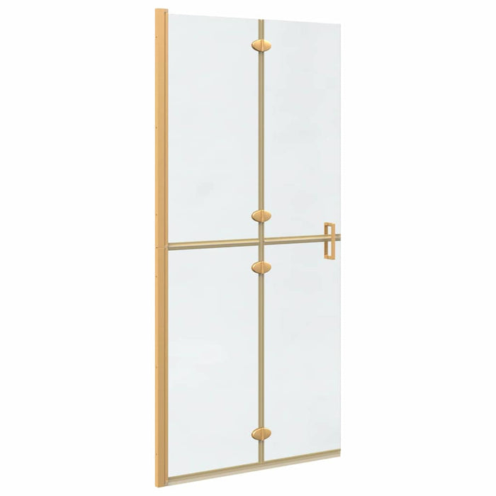 Perete de duș Walk-In Auriu 90 x 6.5 x 190 cm - WALTI WALTI