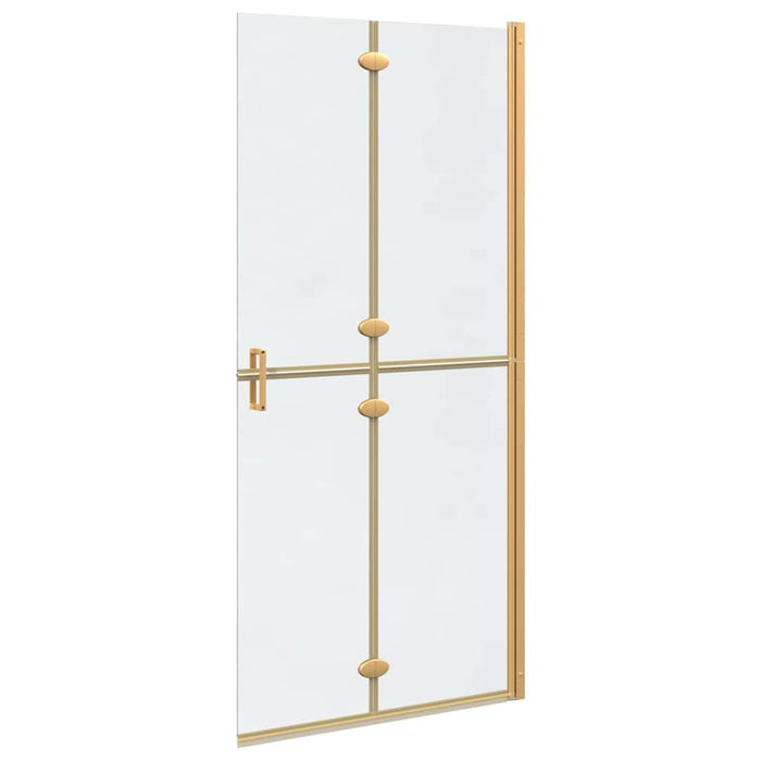 Perete de duș Walk-In Auriu 90 x 6.5 x 190 cm - WALTI WALTI