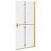 Perete de duș Walk-In Auriu 90 x 6.5 x 190 cm - WALTI WALTI