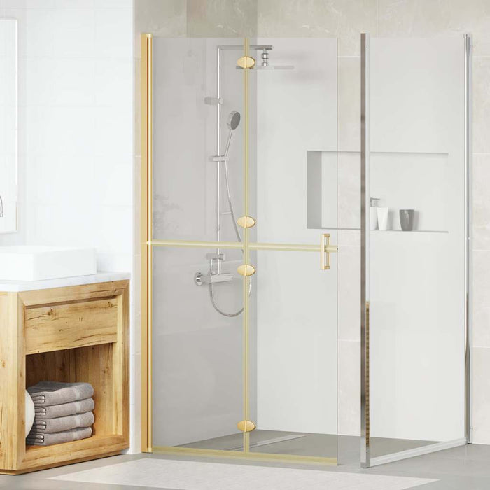 Perete de duș Walk-In Auriu 100 x 6,5 x 190 cm - WALTI WALTI